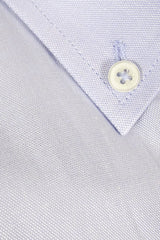 Egyszínű hosszúujjú legombolható galléros férfi pamut ing