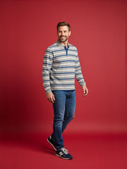 Mervin - Szürke, kék, fehér