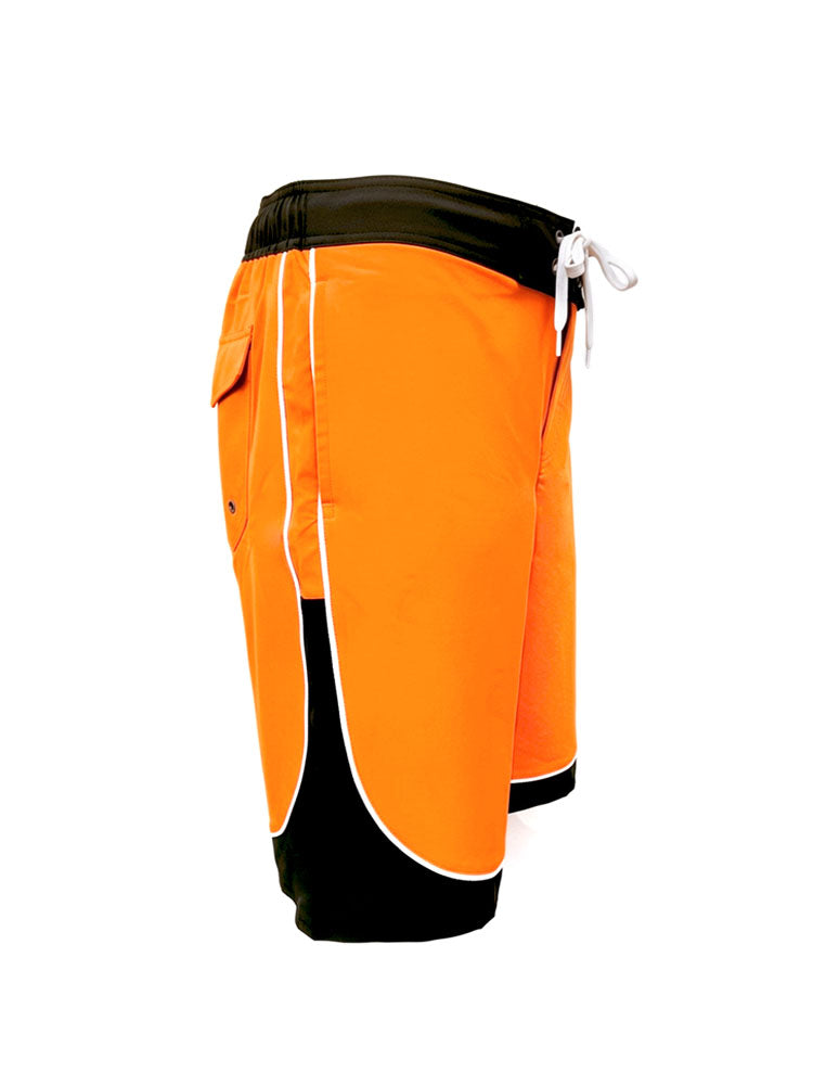 Men's swimming shorts bermuda - orange