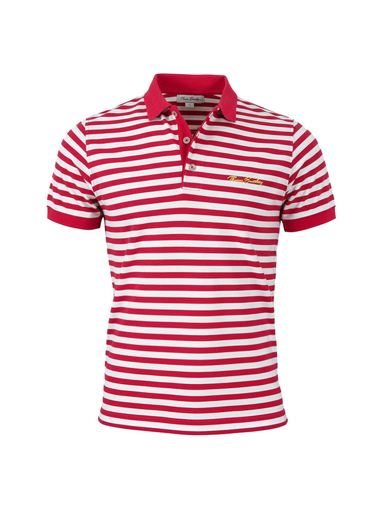 Sailor polo shirt - Red/white