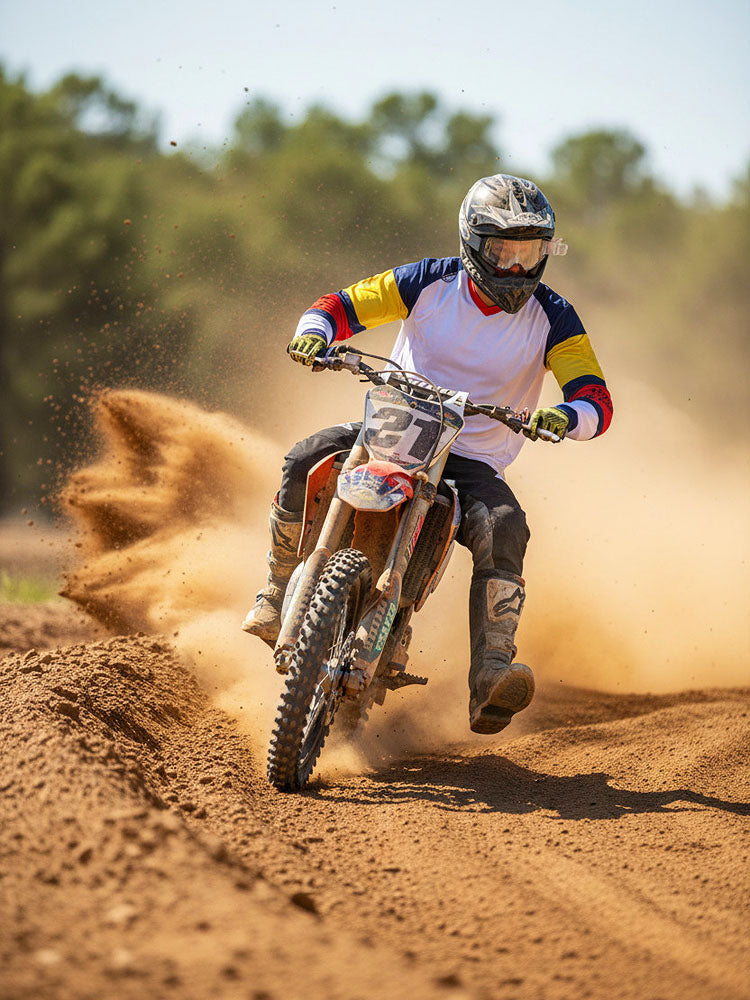 V-nyakú hosszú ujjú férfi technikai sport póló - fehér